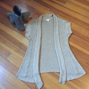 Coldwater Creek Cap Sleeve Cardigan